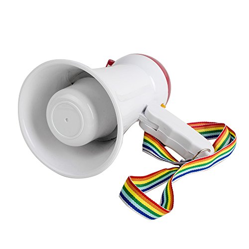 Denshine Mini Bullhorn Megaphone Speaker Foldable Portable Handheld Megaphone Loud Speaker Bullhorn Voice Amplifer - Thumbnail 2