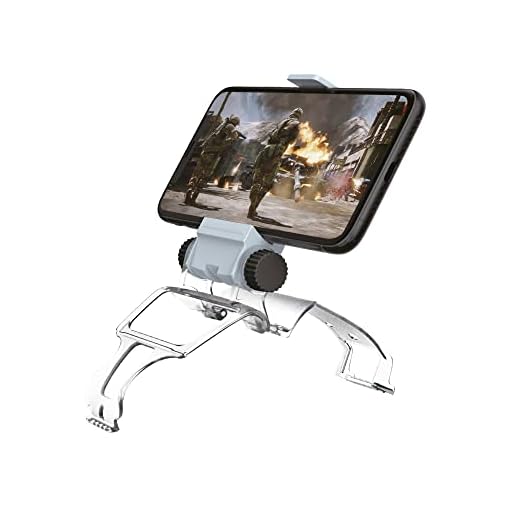 DR1TECH GameGrip5+ Support de Téléphone Pour Manette Dualsense PS5 Compatible Avec Iphone/Android Smartphones - Smart Clip Pour Joystick (Manette NON Inclus)