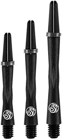 Shot! Darts Tao Carbon Dart Shaft Stem and Ring System-35mm Length-Pack of 3 Dart Stems