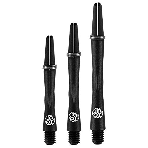 Shot! Darts Tao Carbon Dart Shaft Stem And Ring System-35Mm Length-Pack Of 3 Dart Stems #TOP2