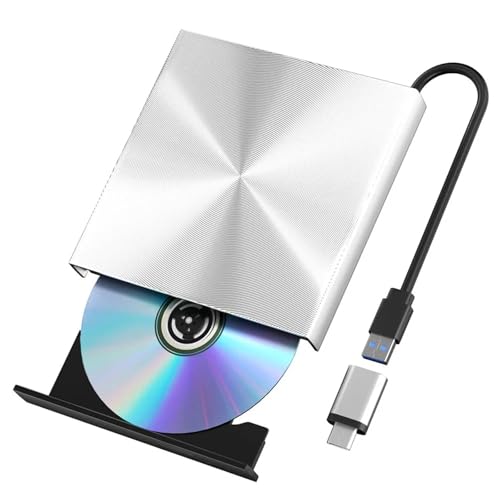Lettore DVD esterno USB 3.0 Type-C CD for PC Laptop Desktop Windows 10 11 Mac OS