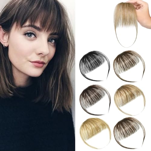DILUSILK Peruca feminina Wispy Bangs, franja curvada com franja, ...