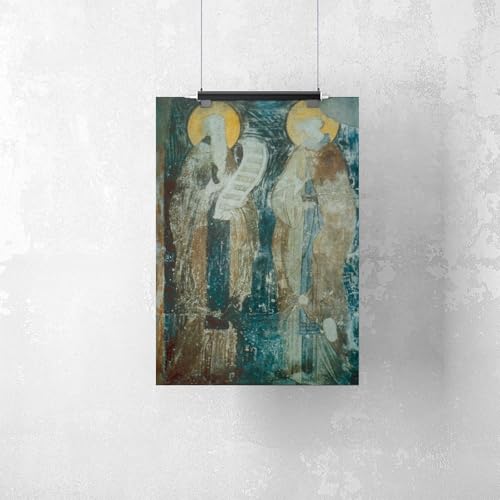 Tableau Andrei Rublev Barlaam et Josaphat avec toile de qualité supérieure - 2