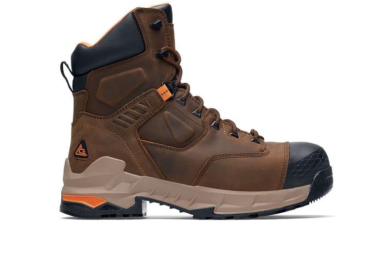 Image of ACE Work Boots Redrock, Men's 8 inch and 6 inch Composite Toe (CT) Work Boots, Slip Resistant, Water Resistant