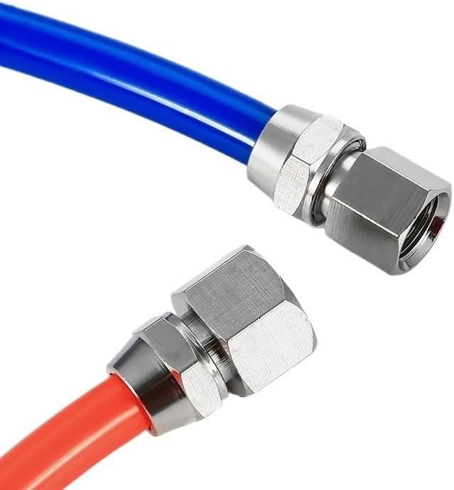 Pneumatic Fitting Standard Pipe Thread 1/8 1/4 3/8 1/2 4mm 6mm 8mm Quick PCF Connector Hose Fittings Tube Connectors(OD 10MM,3l8)