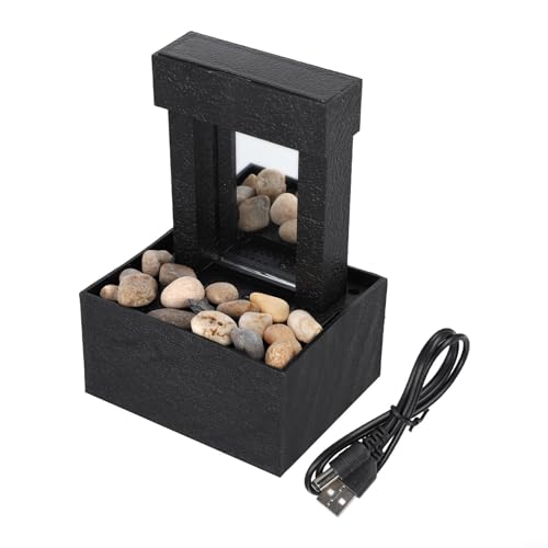 Fontana d'acqua per interni, giardino zen da tavolo con design