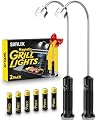 Grill Light Christmas Gifts for Men: 2 Pack LED Barbecue Lights for Outdoor Grill, Unique Grilling Gifts for Dad Husband Mens Gifts for Christmas 2025, Smoker Grilling Accessories for Night BBQ