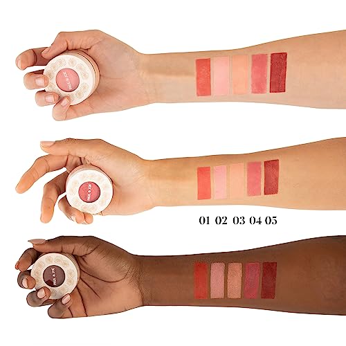 Paul & Joe Gel Blush, Bright And Buildable Blush Makeup, Water-Based Gel Makeup Blush With Hydrating Oils, For Dewy, Radiant Finish, Cheerful Red Cheek Tint, 01 Red Balloon, 0.71 Oz #TOP5