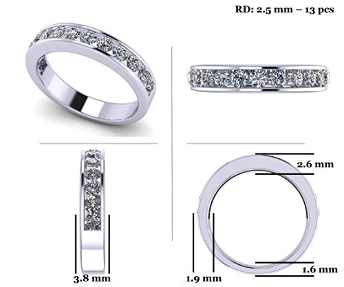 Central Diamond Center 3 Stone Past Present Future Ring also matching band your choice Gold-Silver Cz-2.50ctw & 3.50ctw2