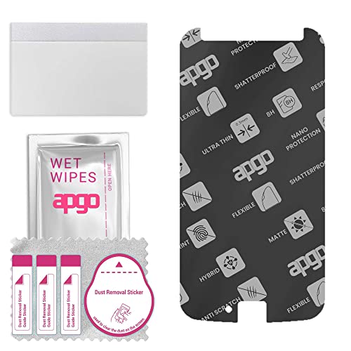 apgo Protector de pantalla MATTE Hybrid Glass para Motorola Moto X4