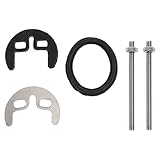 LALAFINA Faucet Nut Fastening Kit Double Hole Kitchen Faucet Mounting Accessories Tap Fixing Circlip Antiloosing Cap Sturdy Kitchen Wash Basin Tool