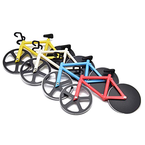 Cigopx Bicicleta Cortador de Pizza, Mountain Bike Cortador de Pizza Roda de Aço Inoxidável Roda de C