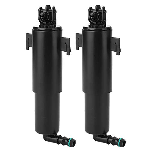 2pcs Headlight Headlamp Washer Nozzle Jet Sprayer OE: 61677179311, Compatible with 3 Series E90 E91 E92 E93 2006 to 2011