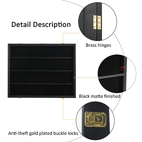 Image of KCRasan 3 Pack 36 Graded Sports Card Display Frame -Baseball Card Display Case Lockable - Trading Card Collector Wall Display Holder for Basketball Football Cards, UV Protection Acrylic