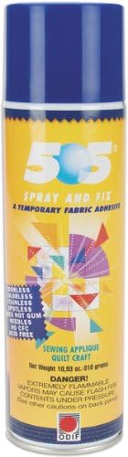 505 Spray & Fix Temporary Fabric Adhesive-11.7 Oun 1 pcs sku# 645661MA
