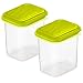 Produktbild Rotho Rondo 2er-Set Gewürzstreuer 0.15l mit Deckel, Kunststoff (PP) BPA-frei, transparent, 2 x 0.15l (14.0 x 9.5 x 7.5 cm)
