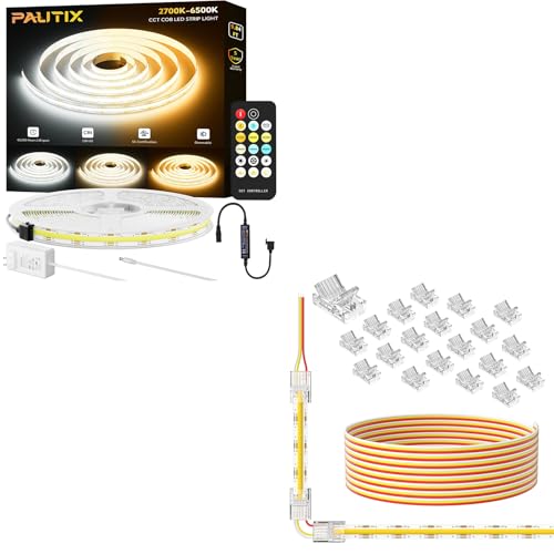 Tira LED COB PAUTIX Blanca Tunable 9.84ft Kit 1920 LEDs miniatura 1