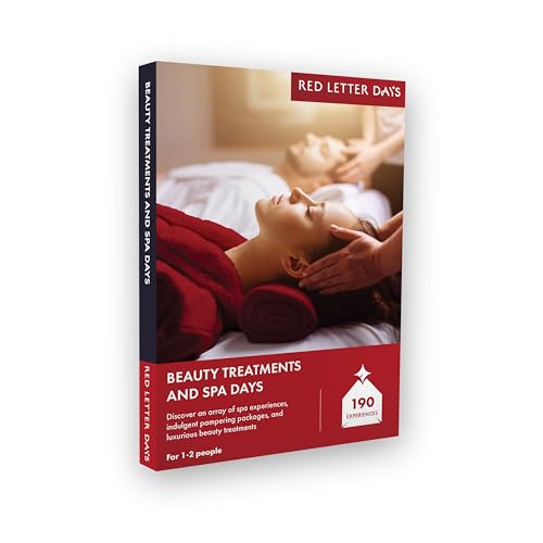 Red Letter Days Caja de experiencia de tratamientos de spa y belleza, días de spa indulgentes y regalos de mimos