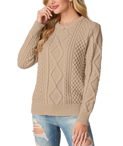 Image of GRECERELLE 2026 Womens Fall Winter Long Sleeve Casual Pullover Sweater Tops