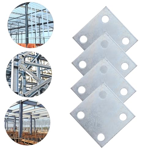 Plaque de base acier soudable pour support structure flange industrielle durable - 6