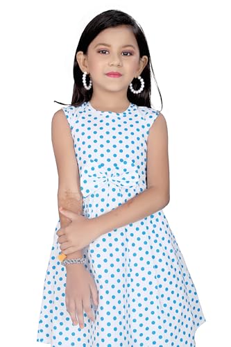 Image of Girls Pure Cotton Soft Frock with Astar, Printed Multicolor for Girl Child