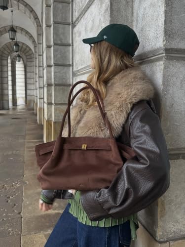 Bolso Tote ancho de antelina sintética para mujer JW PEI miniatura 2