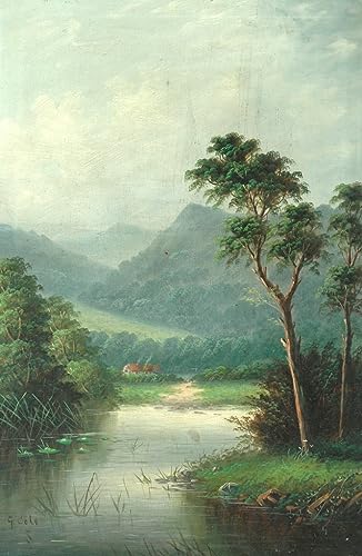 Peinture pour décoration salon George Vicat Cole toile paysage premium