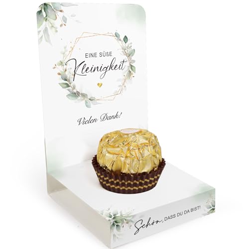 BOFUNX 24 Stück Schön dass du da bist Aufsteller für Gastgeschenke Hochzeit Gastgeschenke Verpackung Hochzeit Geschenkboxen Kissenschachtel für Süßigkeiten Schokolade Kekse