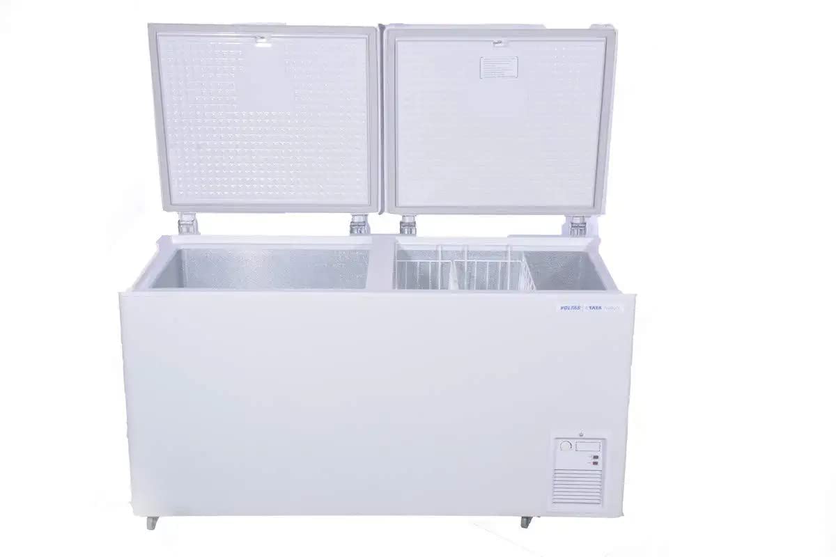 てるこ Voltas CF HT 405 DD P CONVERTIBLE Hard Top Deep Freezer cum
