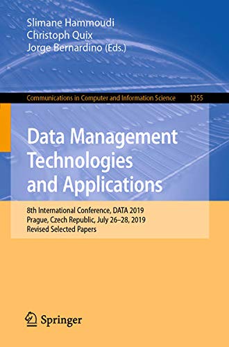 Buy Data Management Technologies and Applications — BookShops.in