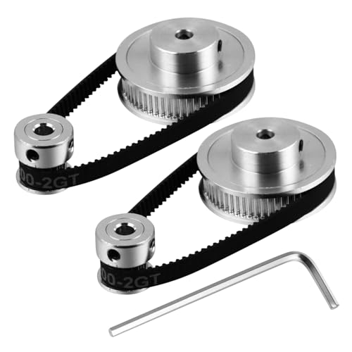 Poleas de aluminio 2GT 60 dientes con correa síncrona para alta precisión en impresión 3D