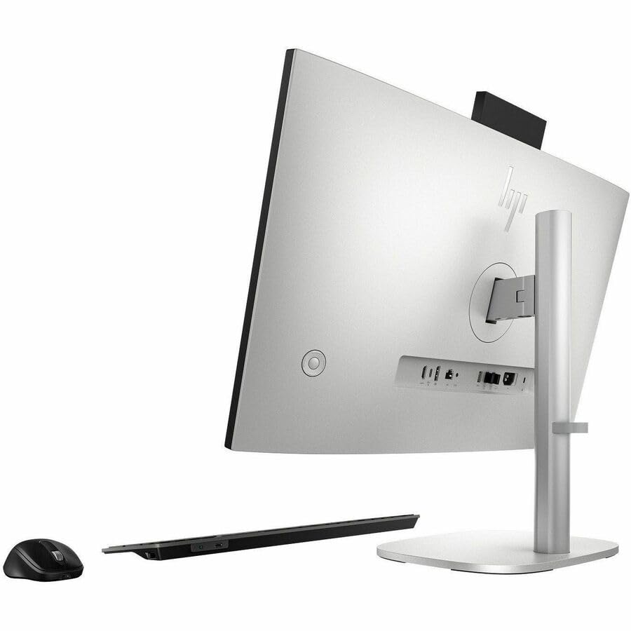 Image of HP EliteStudio 8 AiO G1i All-in-One Computer - Intel Core Ultra 5 235 - vPro Technology - 16 GB - 512 GB SSD - 27 inch QHD Touchscreen - Desktop - Pike Silver - Intel Q870 Chip - 2560 x 1440 - Windows 11