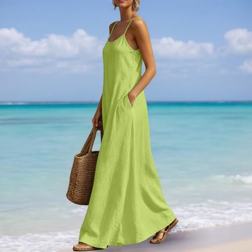 Robe décontractée d'été ample et fluide pour un confort sans manches optimal