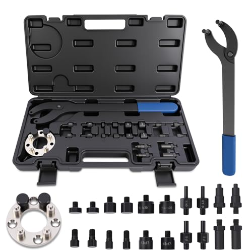 MRCARTOOL Werkstattwageneinlage Nockenwellenwerkzeuge Kfz Motor T10172A T10554 Nockenwellen-Gegenhaltewerkzeug-Satz Universal Nockenwelle Kurbelwelle Schlüssel für VAG Kompatibel mit VW Audi Skoda