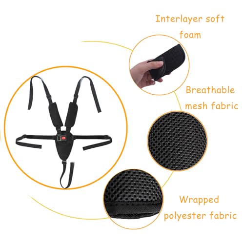 Image of 3 Pack Universal Car Seatbelt Crotch Cushion,Car Seat Belt Kit,Soft Seat Belt Strap Covers