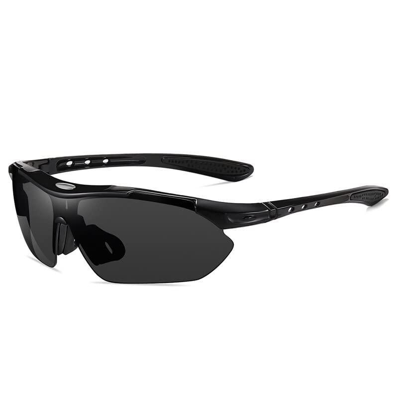 NTALJC Gafas de Sol Deportivas al Aire Libre para Hombres para Hombres en Bicicleta de Gafas Anti-Glare de Moda.