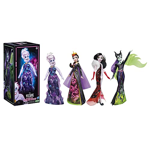 Hasbro Disney Princess Villains - Colección Luces y Sombras - Pack de 4...
