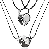 💑Mejor Regalo: prepare el mejor regalo para su amante, amigos, familia o usted mismo. Este collar de pareja es una excelente manera de mostrar la profundidad de su amor a sus seres queridos. Es la mejor opción para los amantes de los gatos.
