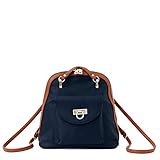 [Gratante] グラタンテ クロスショルダー 2way ナイロン ミニリュック レディース リュック abb-g0055 (ネイビー)