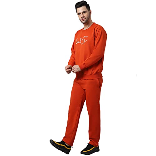 Image of Mack Jonney Fleece Printed Tracksuit Co-ord Set for Men-SW 44 LOWER 02-P