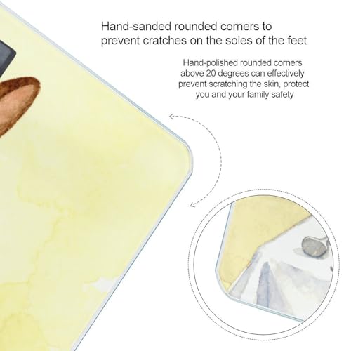 Báscula digital Cute Dental Brown para peso corporal miniatura 4