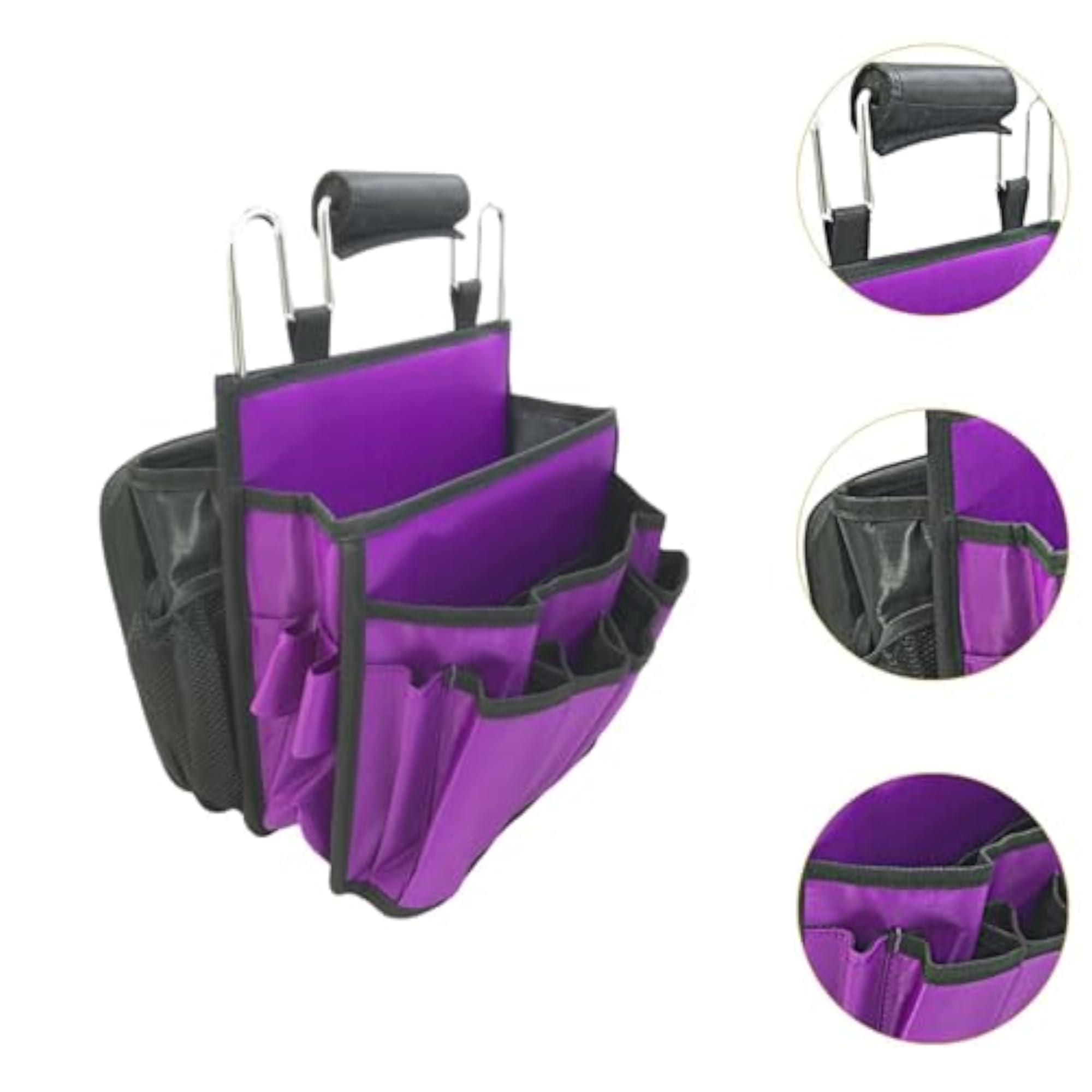 Multifunctional Purple Hairdresser Handbag for Tools Storage