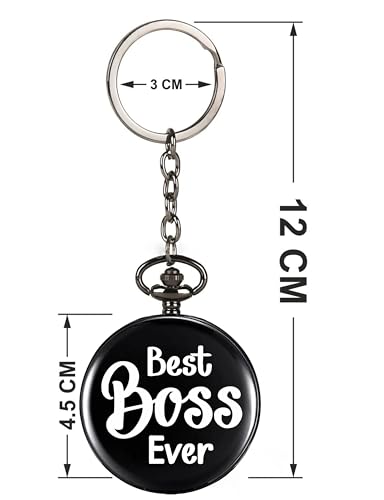 Image of Vintage Gandhi Style Pocket Watch with Engraved Designs & Messages Royal Black Analog for Men Women & Kids Includes Key Ring for car or Bike Keys Ideal Gift