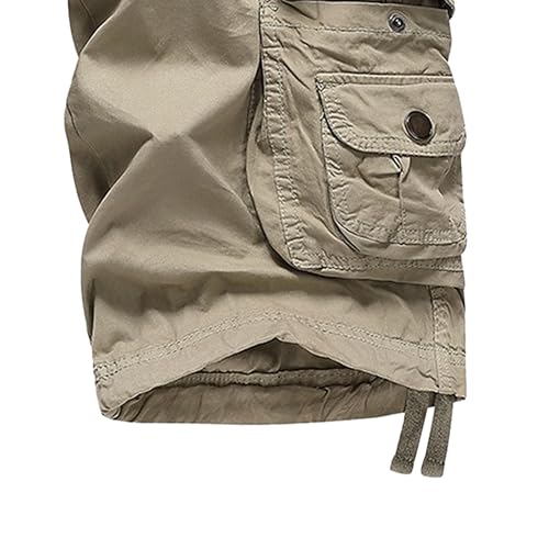 Shorts cargo para hombre con múltiples bolsillos miniatura 6