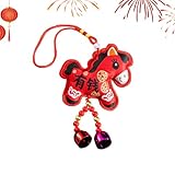 Year of the Horse Ornament | Imitation Embroidery Holiday Decor - Spring Festivals Fragrant Bag,for Home Decorators Office Staircase Wall Garden Backyard Study Bedroom Cars Wallets