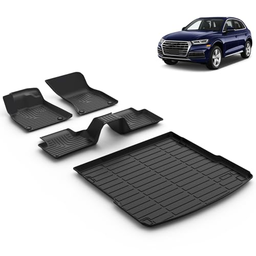 Best Floor Mats for Audi Q5: Top-Rated Options for 2026 VOUKIY All Weather Car Floor Mats & Cargo Liner Set Fit for Audi Q5