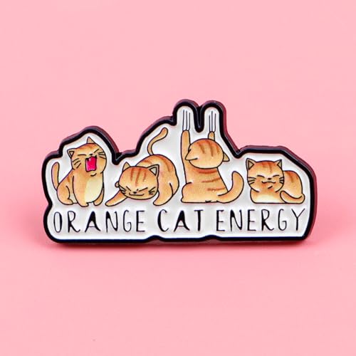 Image of Cute Enamel Pins Cartoon Lapel Pin Brooch Badge for Backpack Jackets Funny Tiger Pins for Gift Anime Enamel Pin for Clothing Hat Decoration