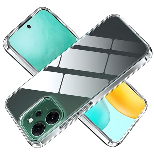 Fitudoos Cover per OPPO Reno 14 F/FS 4G/5G, Custodia Sottile in TPU Morbido, Silicone Liquido Premium Custodia Protettiva per OPPO Reno 14 F/FS 4G/5G- Trasparente.