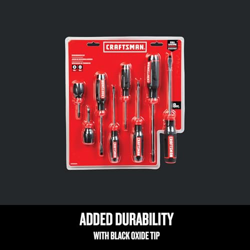 CRAFTSMAN Screwdriver Set, Bi-Material, 8 Piece Set (CMHT65075N) - Image 4