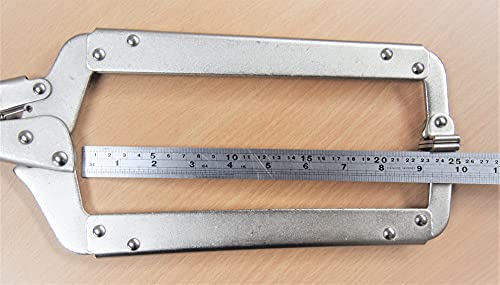 Hoteche Lot Of (2) 18 Inch Locking C Clamp Pliers Swivel Jaw Pad Vise Welding Tool thumb #7